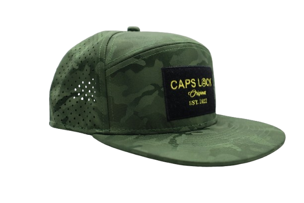 Jungle Camo - Drip-X Tactical Flat Bill Hat | Water-Repellent Hat