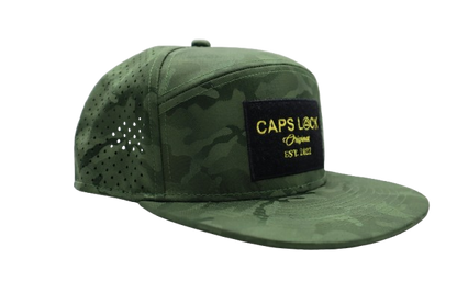Jungle Camo - Drip-X Tactical Flat Bill Hat | Water-Repellent Hat