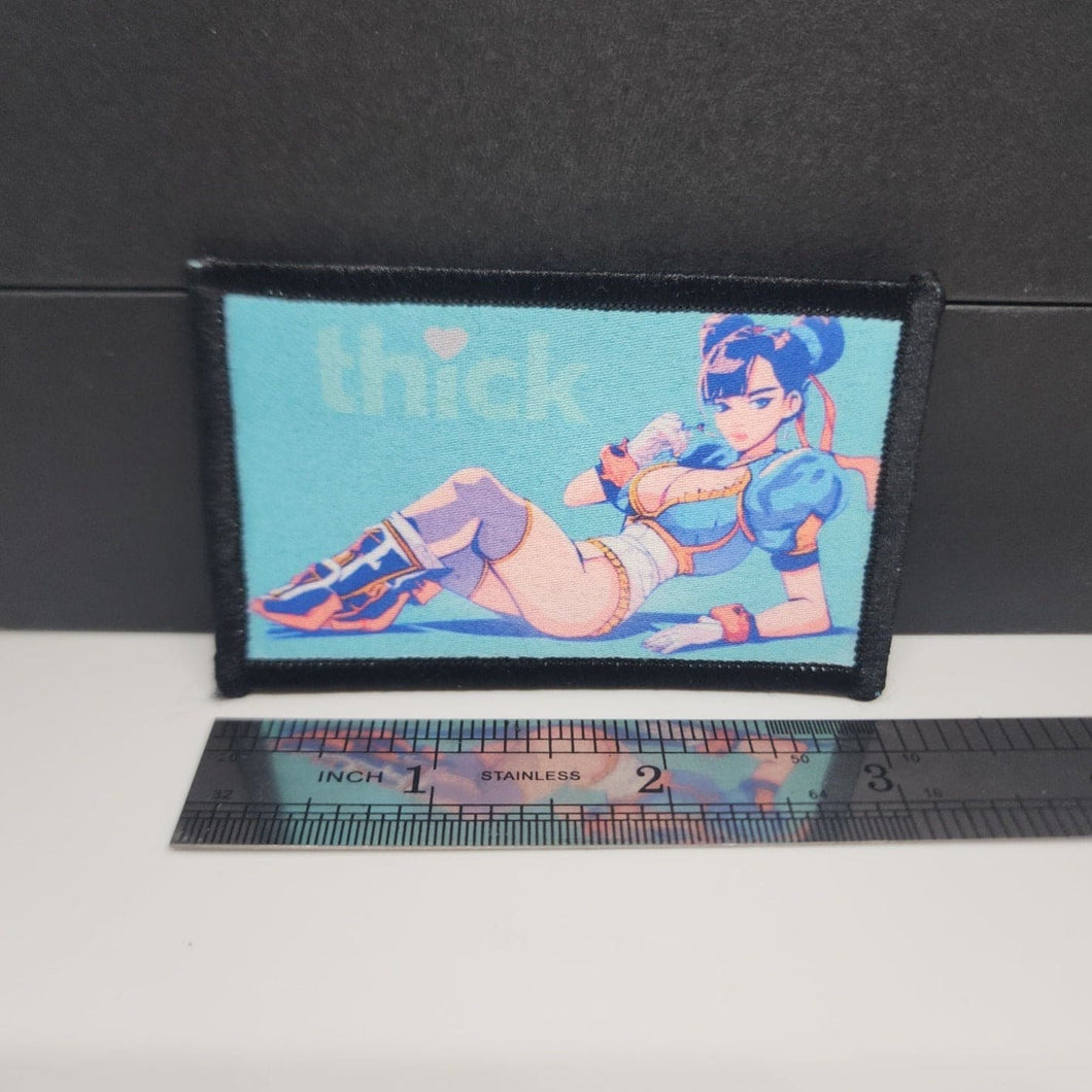 Thick❤ Sexy Anime Girl Morale Patch Custom Tactical (ChunLi inspired)