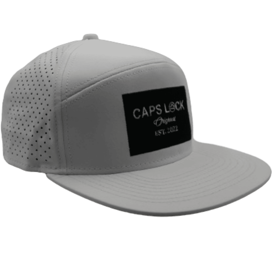 Ivory White - Drip-X Tactical Flat Bill Hat | Water-Repellent Hat