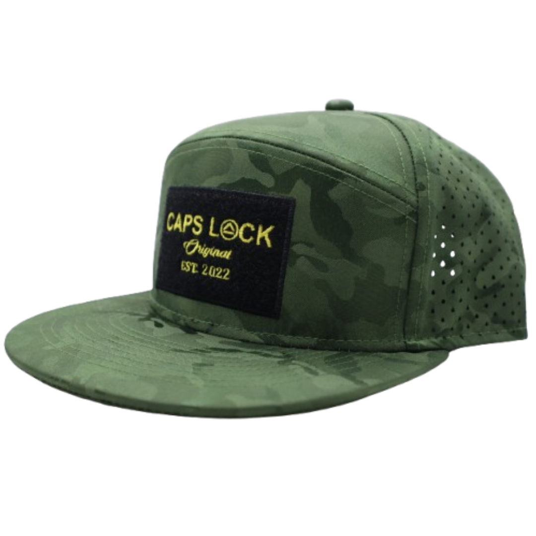 Jungle Camo - Drip-X Tactical Flat Bill Hat | Water-Repellent Hat