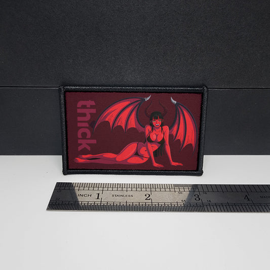 Thick❤ Anime Girl Morale Patch Custom Tactical (Nico Demon form inspired)