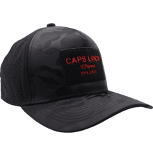 Load image into Gallery viewer, Midnight Camo - Drip-X Tactical Curved Bill Hat | Water-Repellent Hat
