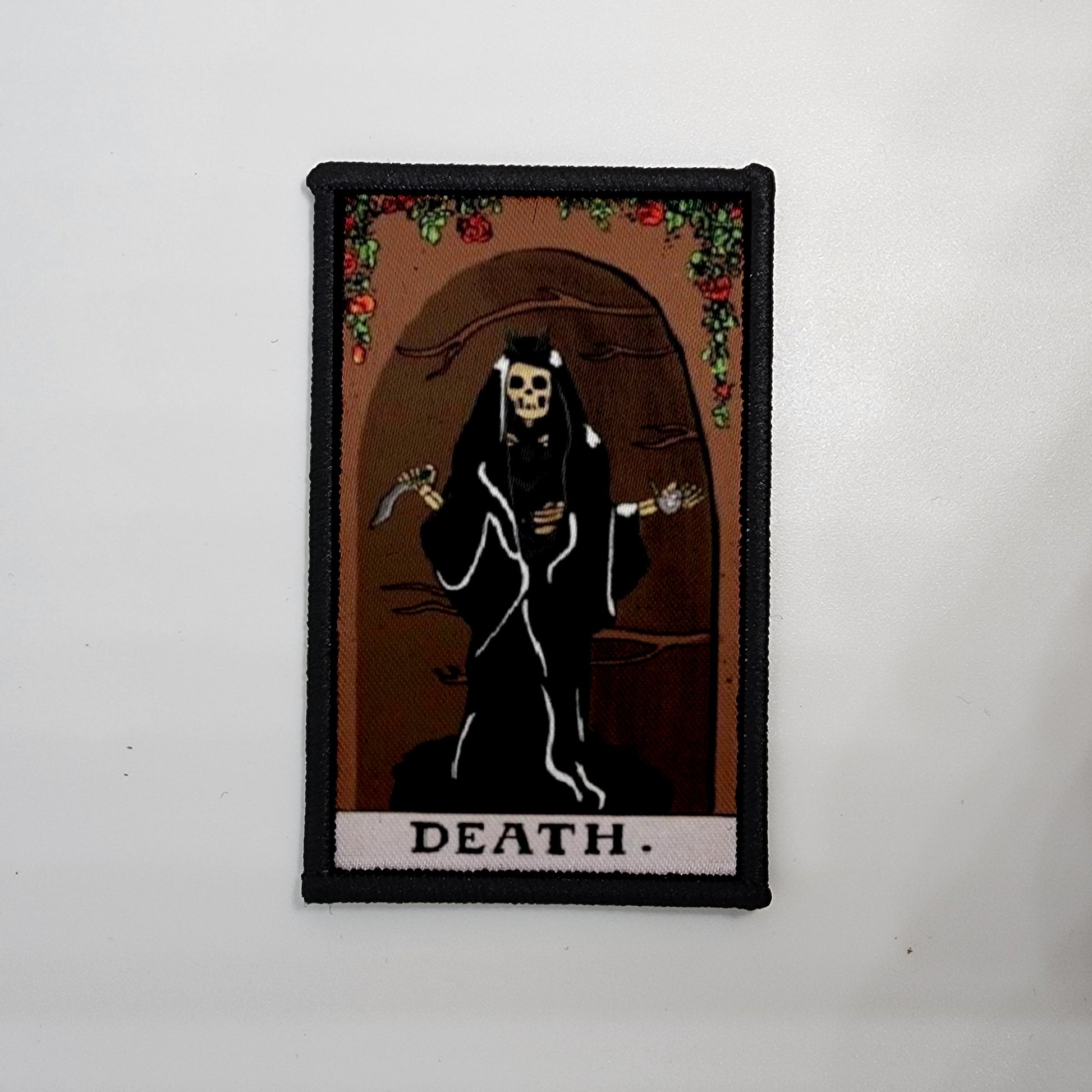 CAPS LOCK ORIGINAL - morale patch - religion - religious patch - Meme - 2x3 inch – hook and loop - iron-on  – interchangeable patch hat - zodiac sign patch - death patch loteria