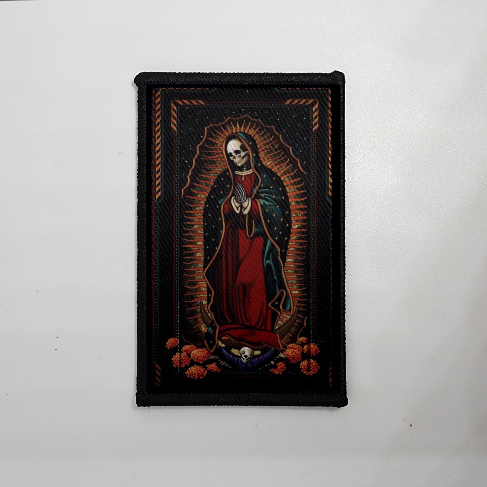 CAPS LOCK ORIGINAL - morale patch - religion - religious patch - Meme - 2x3 inch – hook and loop - iron-on  – interchangeable patch hat - zodiac sign patch - santa muerte patch