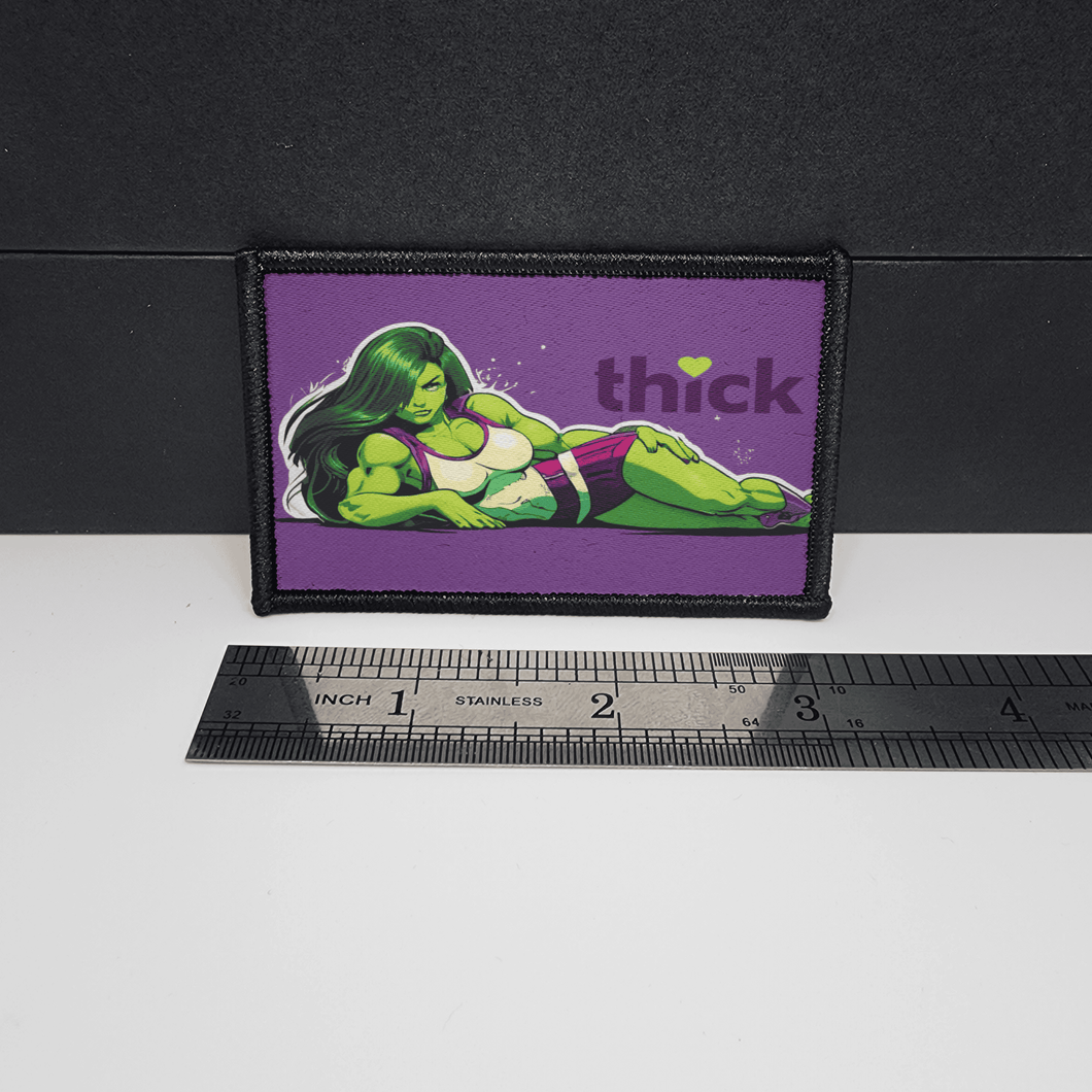 Thick❤ Sexy Anime Girl Morale Patch Custom Tactical (She-Hulk inspired)