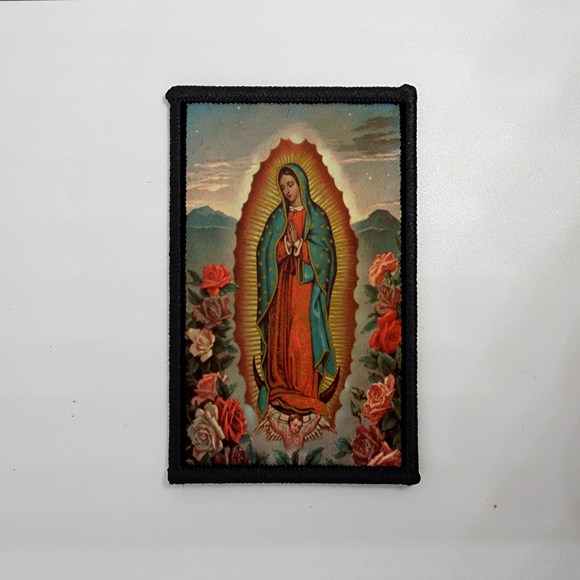 CAPS LOCK ORIGINAL - morale patch - religion - religious patch - Meme - 2x3 inch – hook and loop - iron-on  – interchangeable patch hat - zodiac sign patch - virgin mary patch