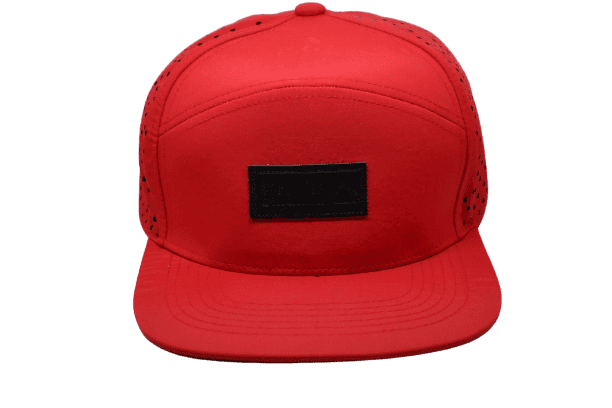 Crimson Classic - Drip-X Flat Bill Hat | Water-Repellent | Red Cap