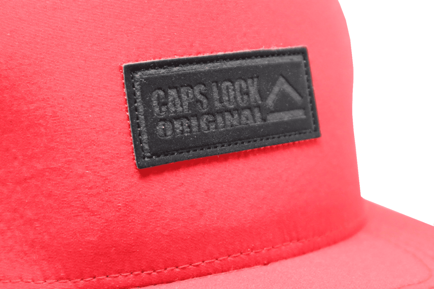 Crimson Classic - Drip-X Flat Bill Hat | Water-Repellent | Red Cap