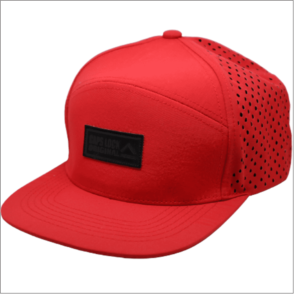 Crimson Classic - Drip-X Hat Collection | Water-Repellent | Red Cap