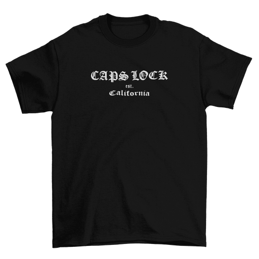 Old English Black T-Shirt | Shirt | Tee